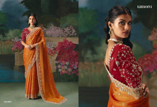 Sequins Work Saree