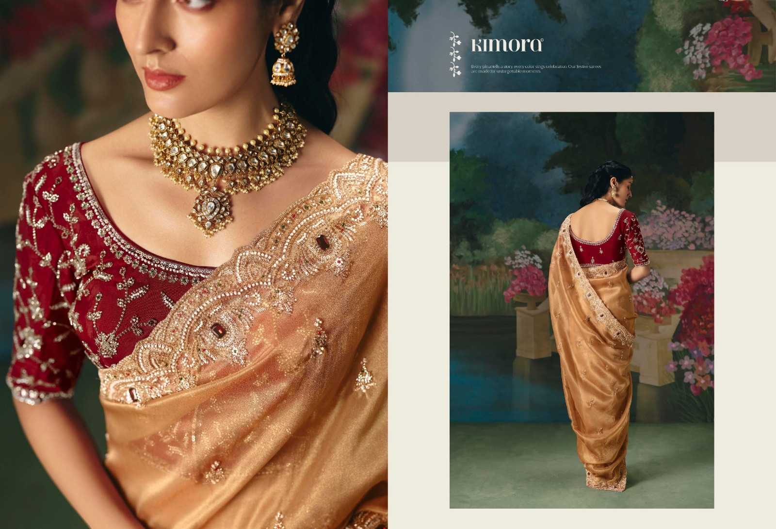 Sequins Work Saree