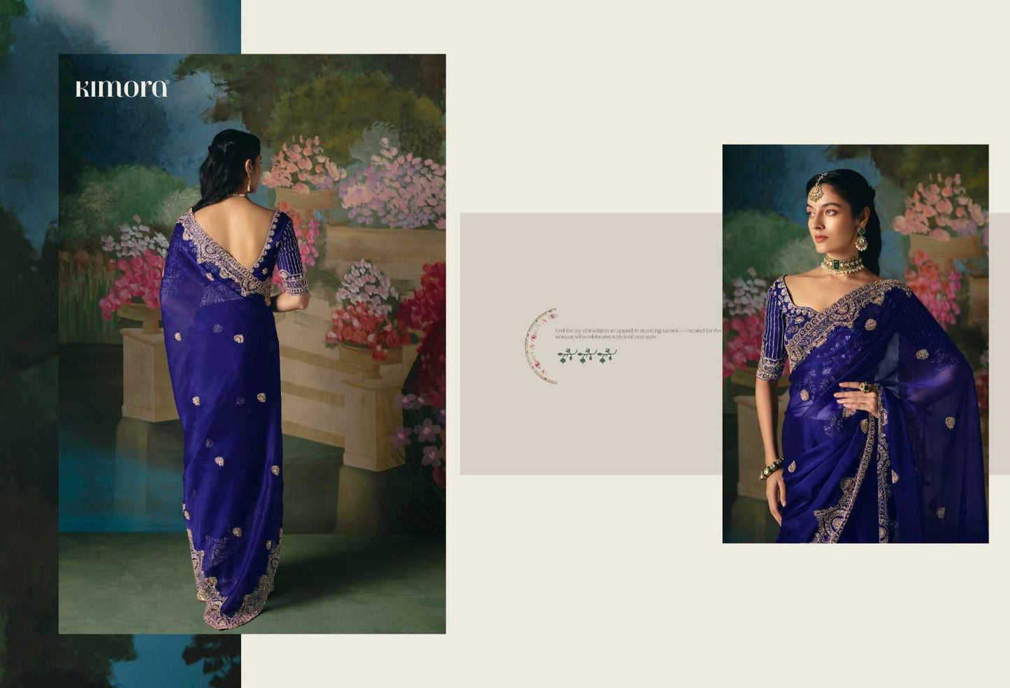 Sequins Work Saree