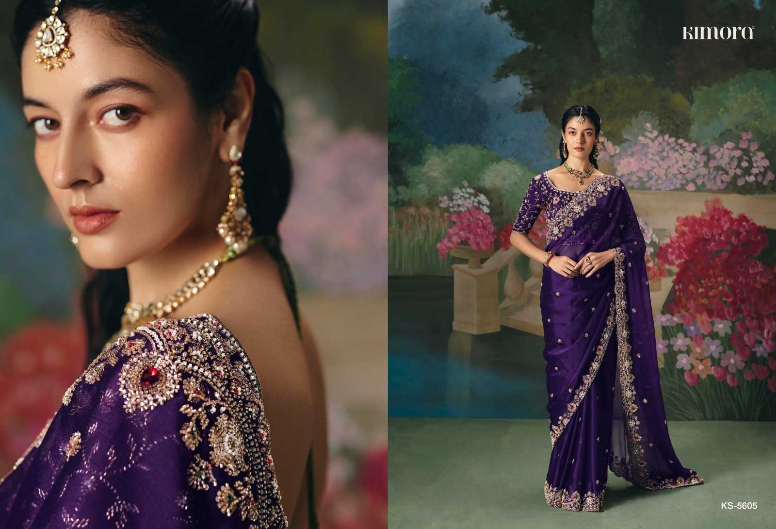 Sequins Work Saree