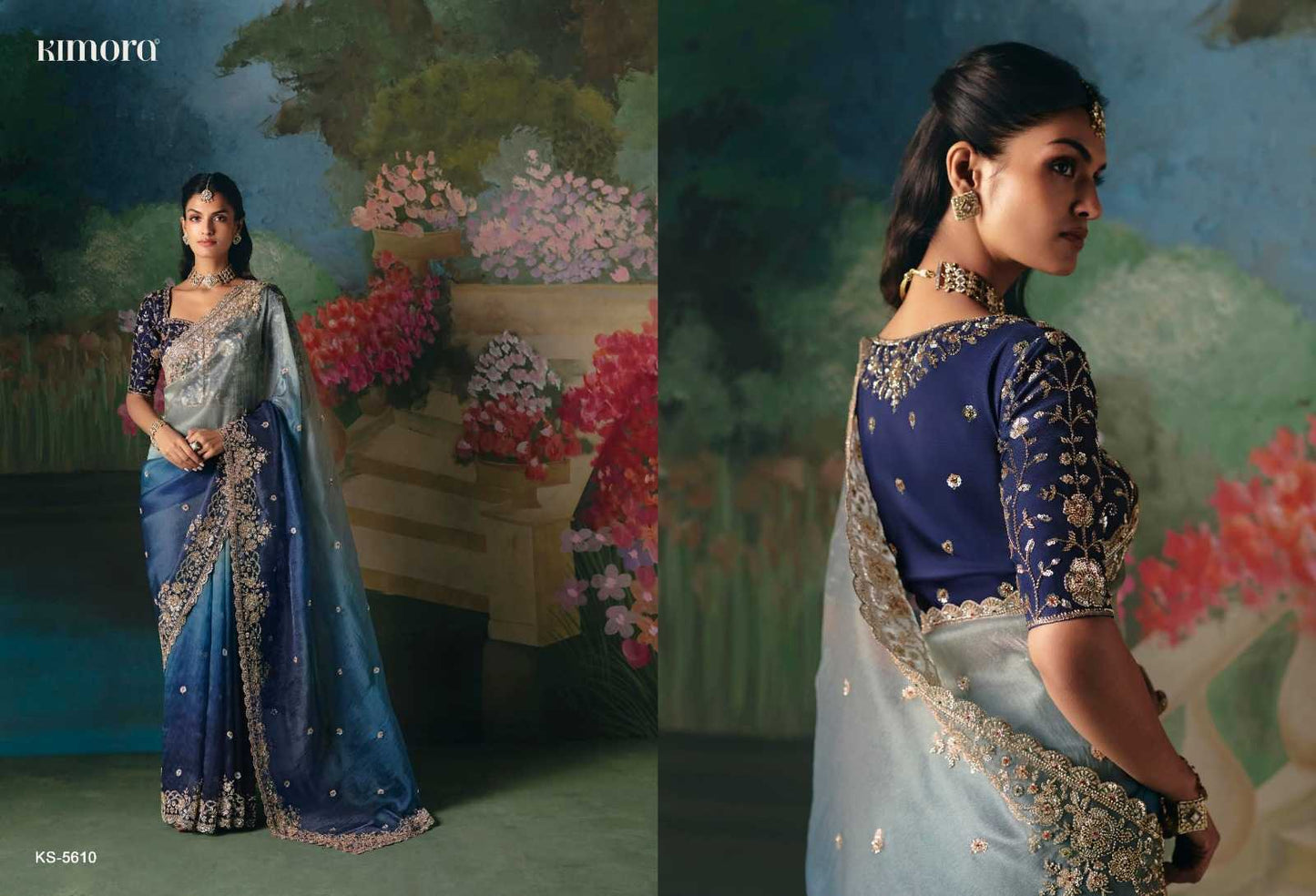 Sequins Work Saree