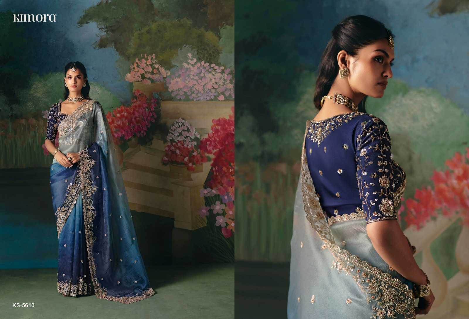 Sequins Work Saree
