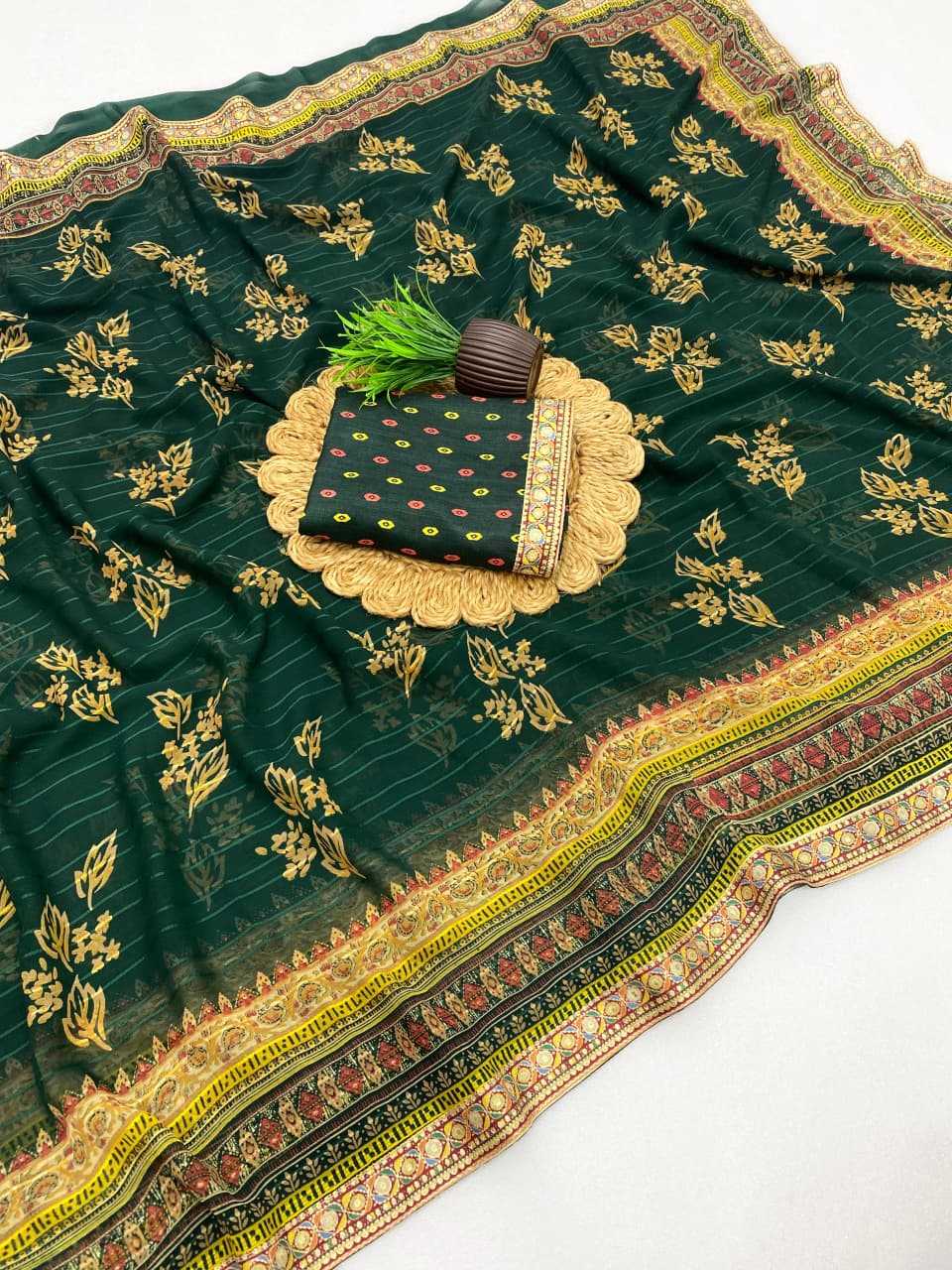 Georgette Printed Saree