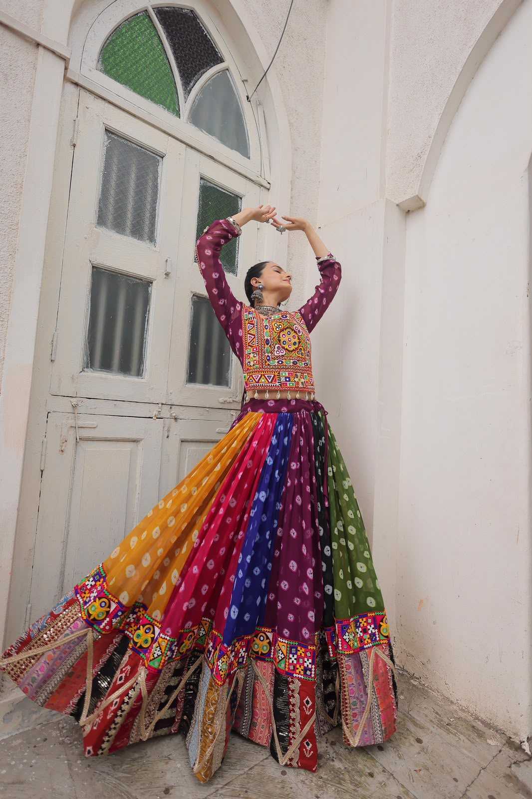 Georgette Printed Lehenga