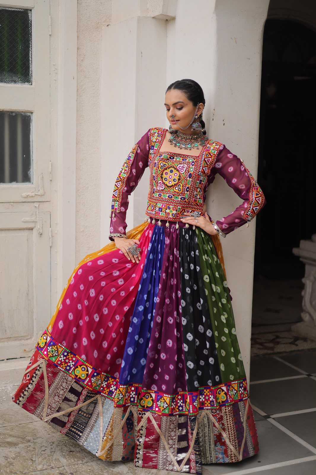 Georgette Printed Lehenga