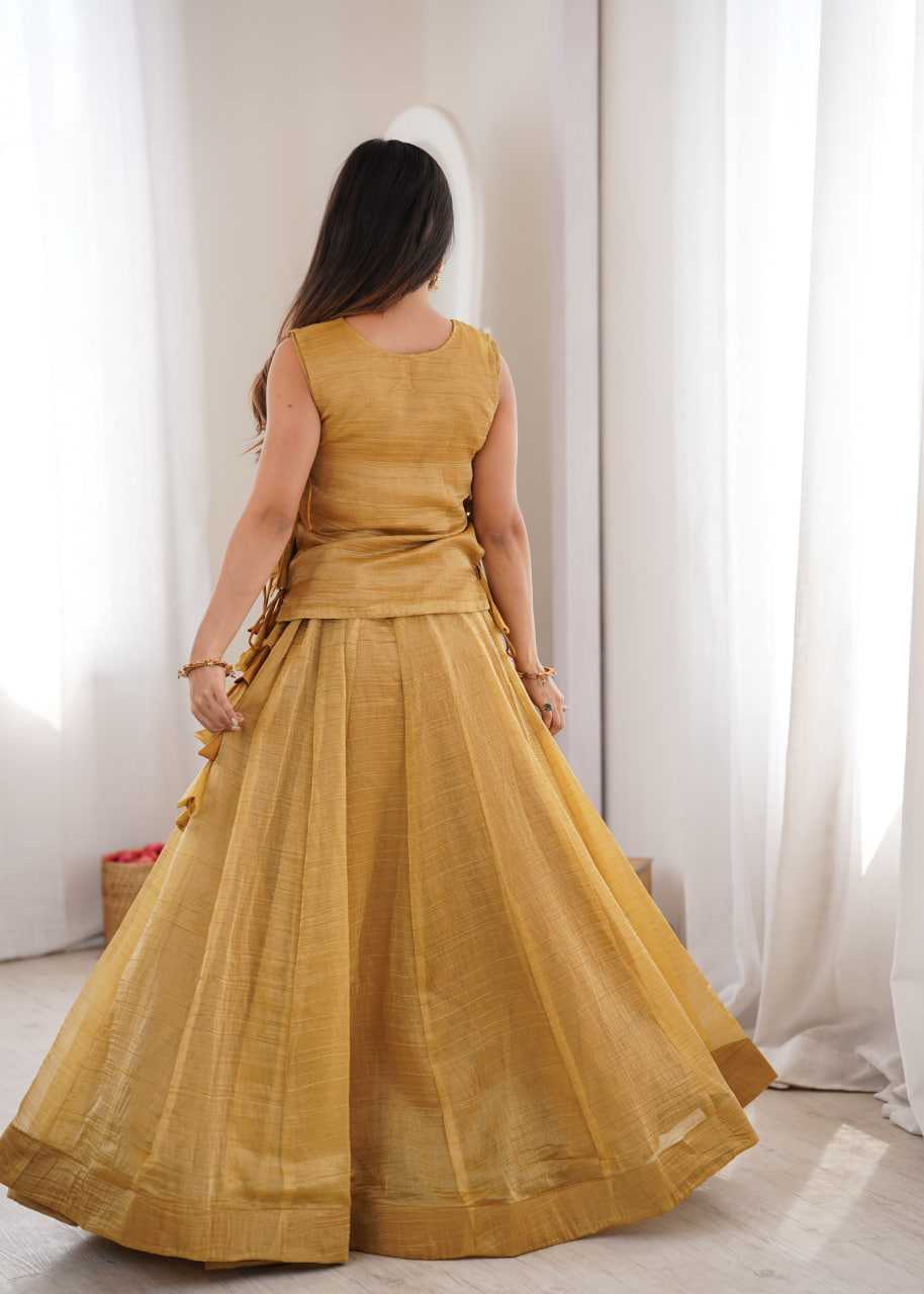 Crush Silk Designer Lehenga Choli