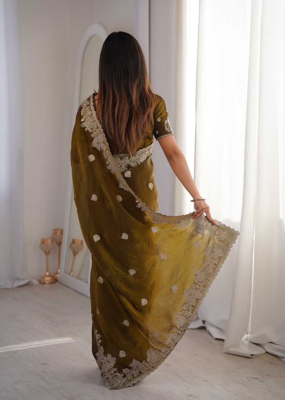Embroidered Saree