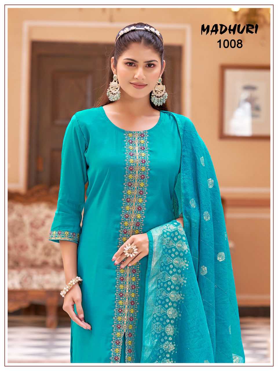 Chanderi Suit