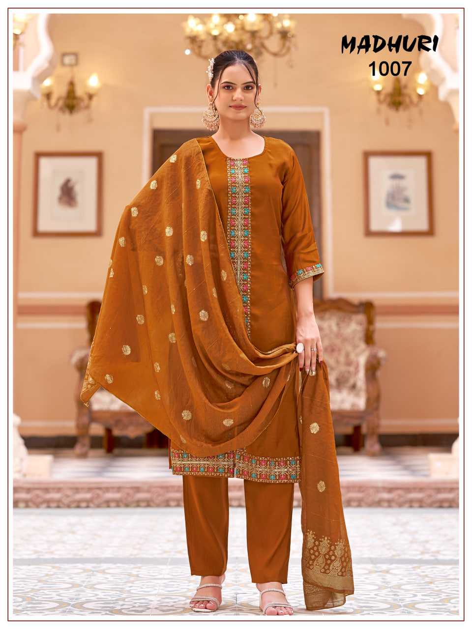 Chanderi Suit
