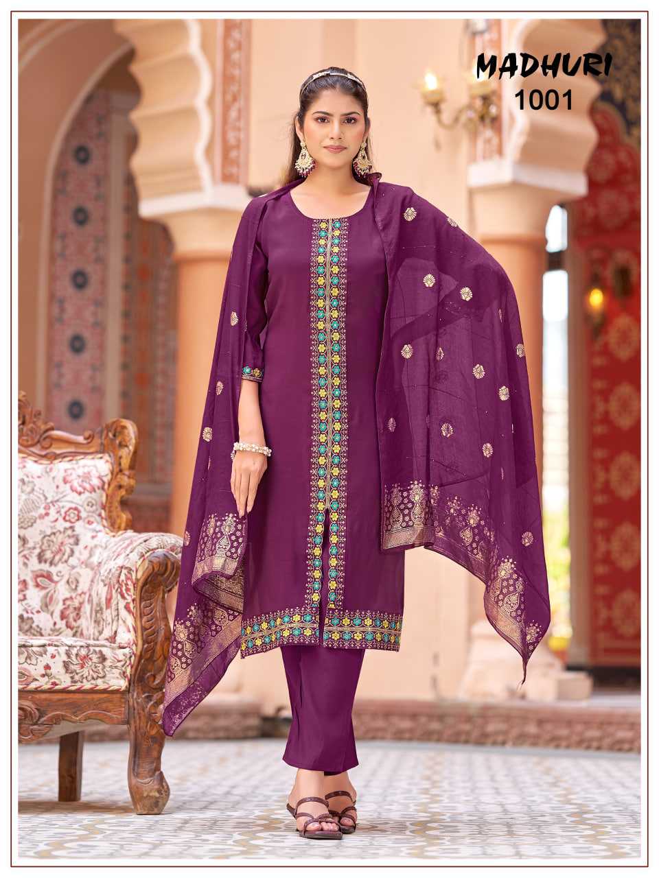 Chanderi Suit
