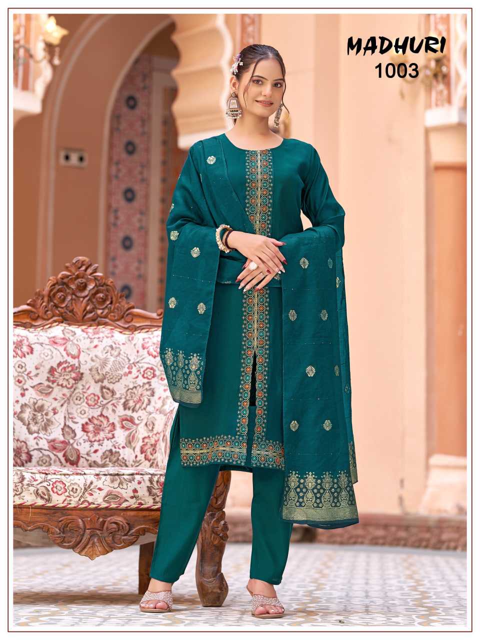 Chanderi Suit