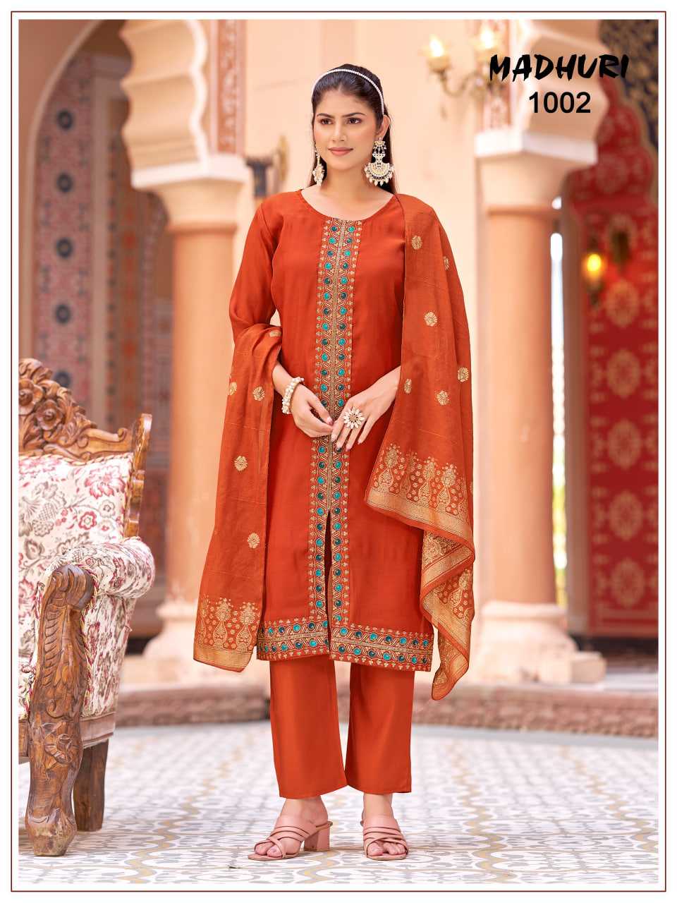 Chanderi Suit