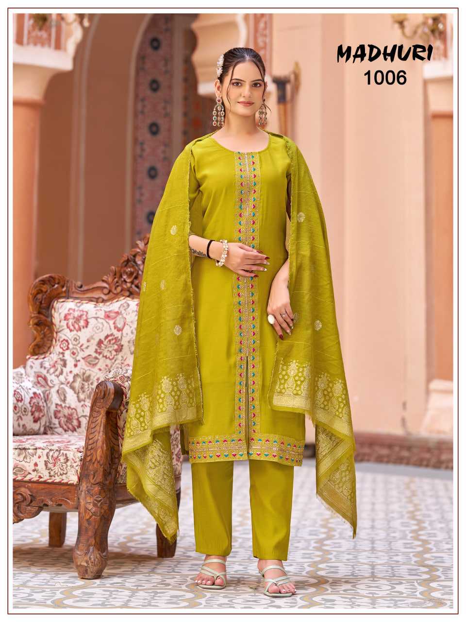 Chanderi Suit