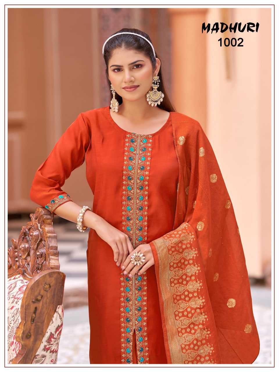Chanderi Suit
