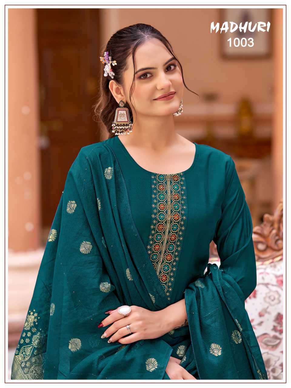 Chanderi Suit