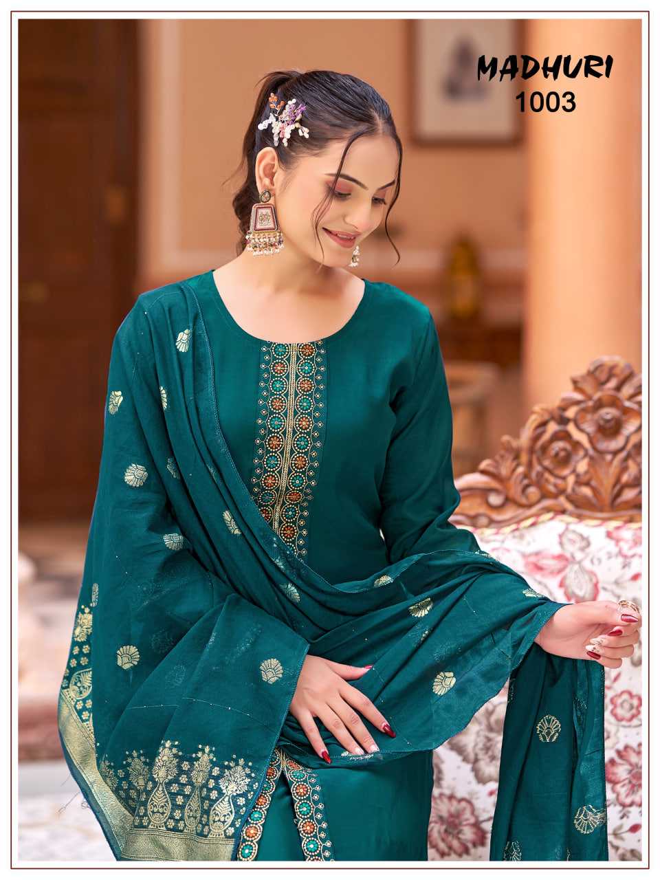 Chanderi Suit