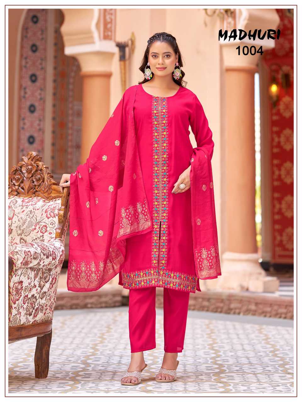 Chanderi Suit
