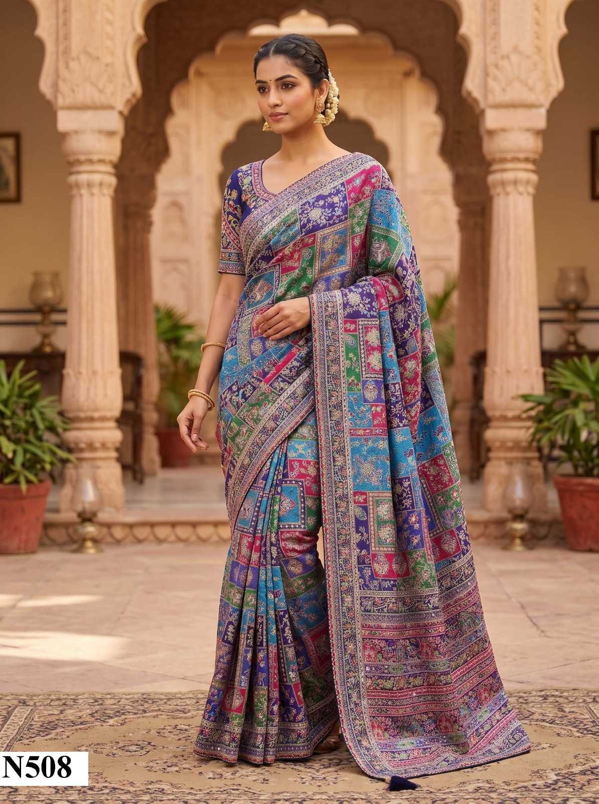 Hand Work Saree
