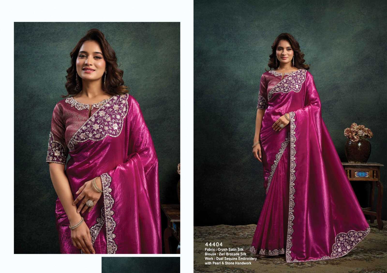 Silk Embroidered Saree
