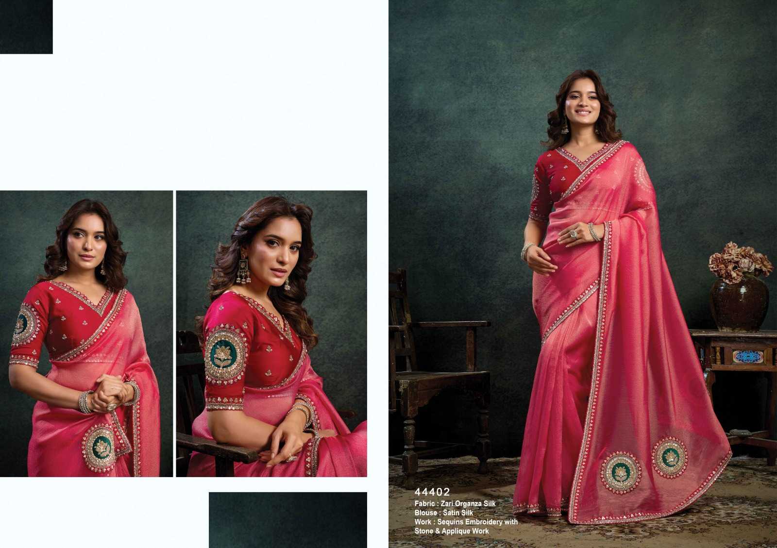 Silk Embroidered Saree