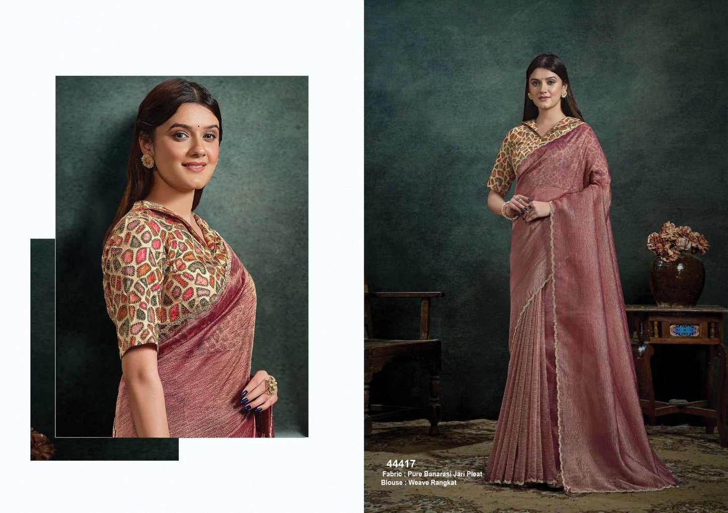 Silk Embroidered Saree