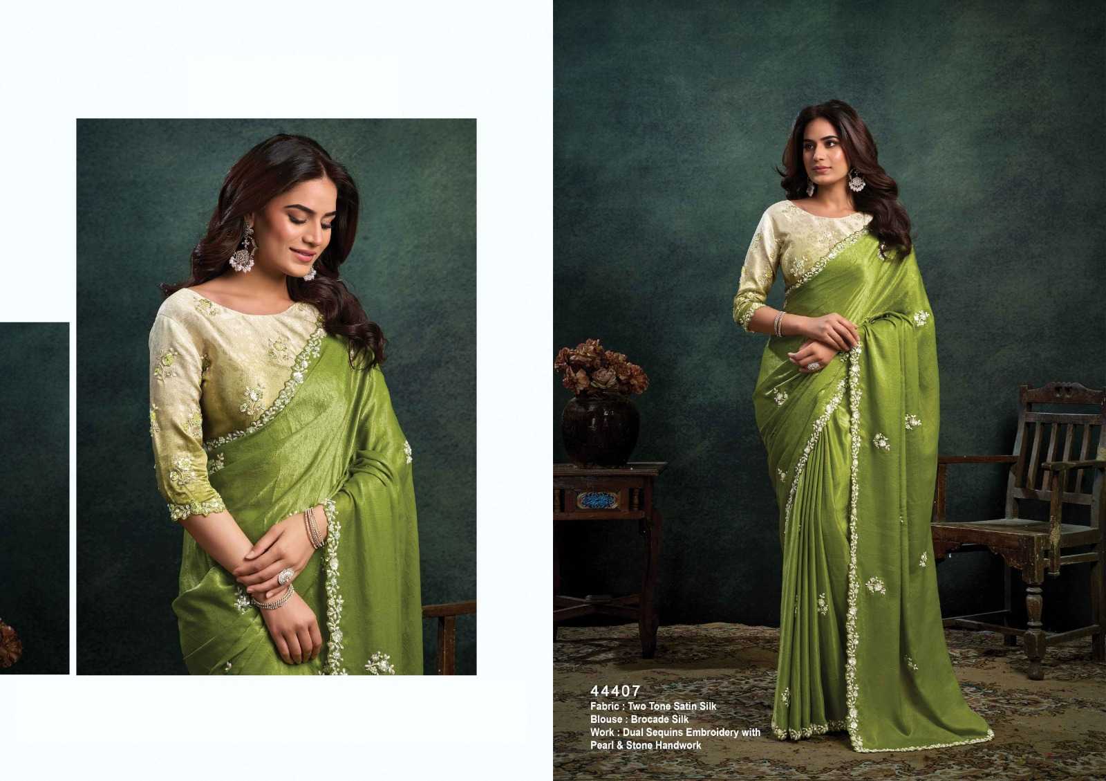 Silk Embroidered Saree