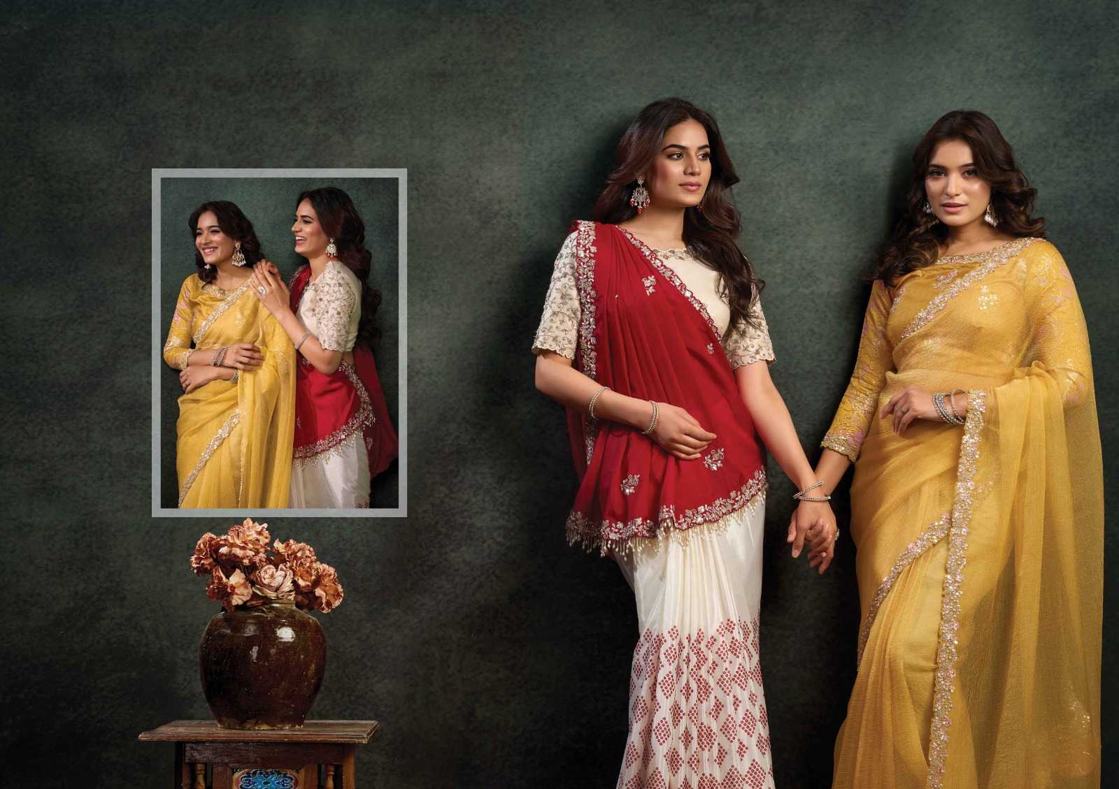 Silk Embroidered Saree