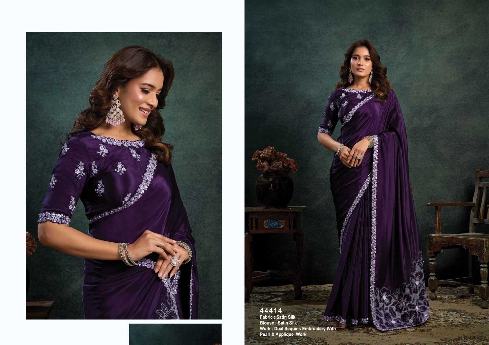 Silk Embroidered Saree