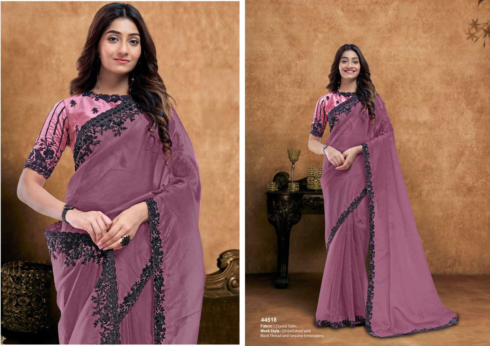 Satin Silk Saree