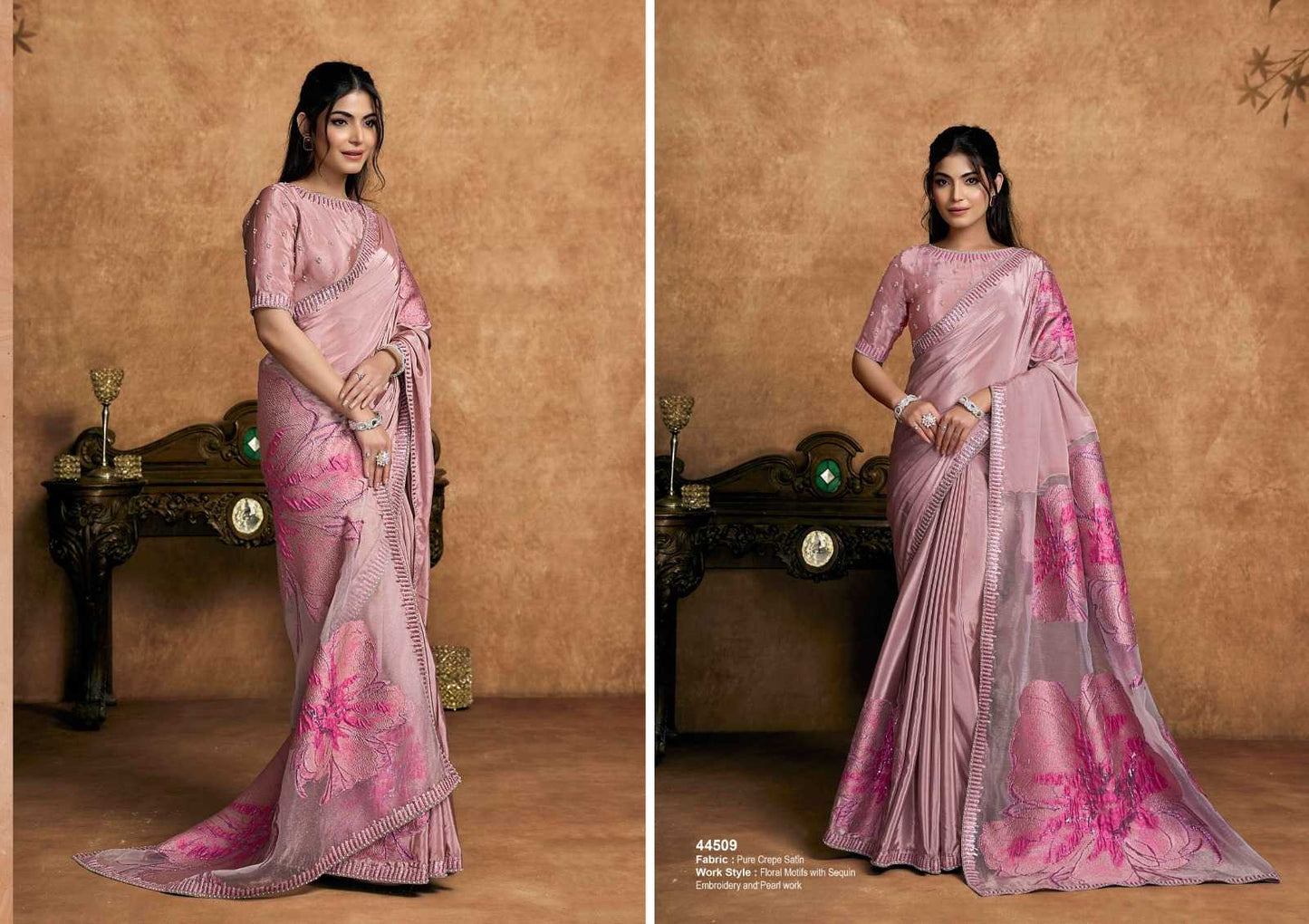 Satin Silk Saree