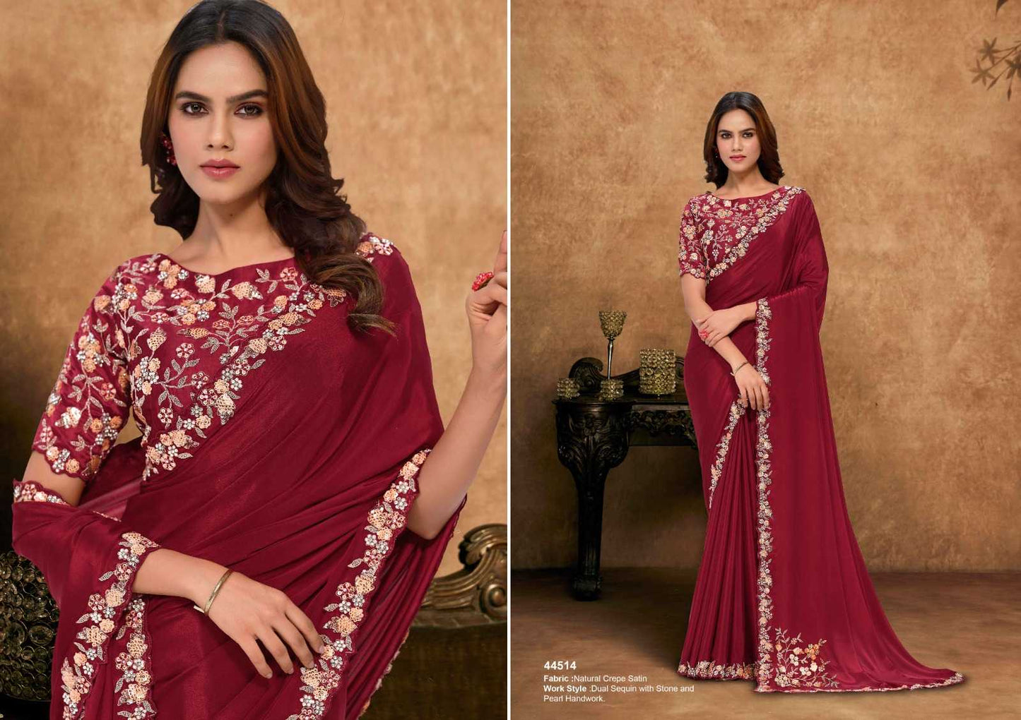 Satin Silk Saree
