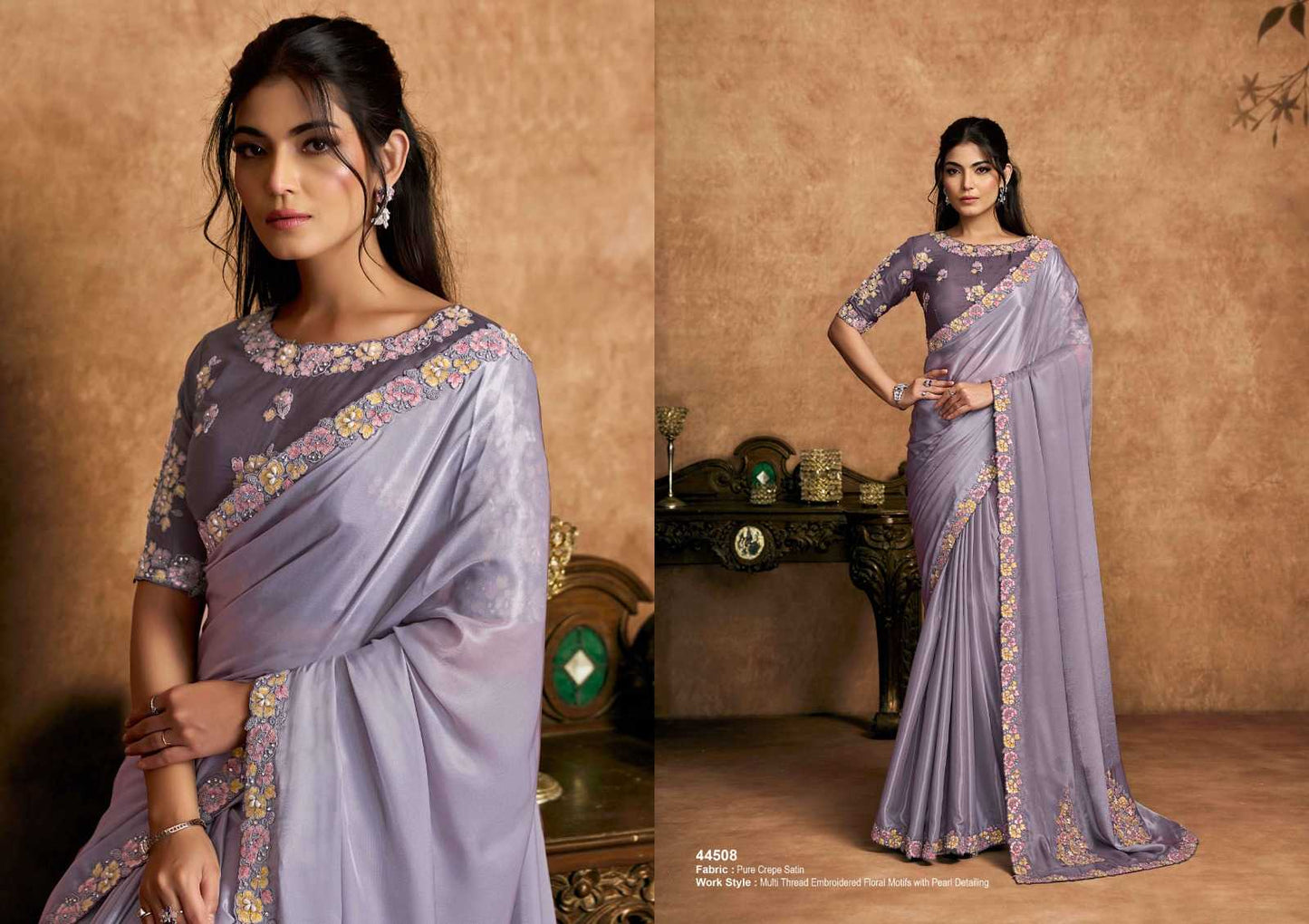 Satin Silk Saree
