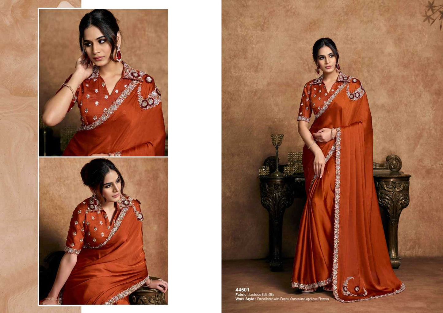 Satin Silk Saree