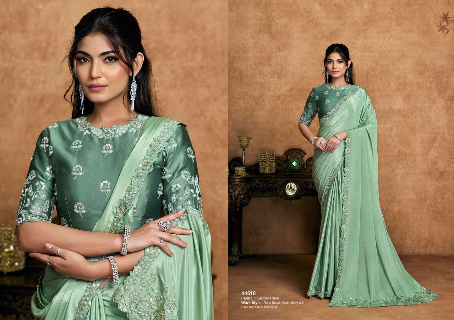 Satin Silk Saree