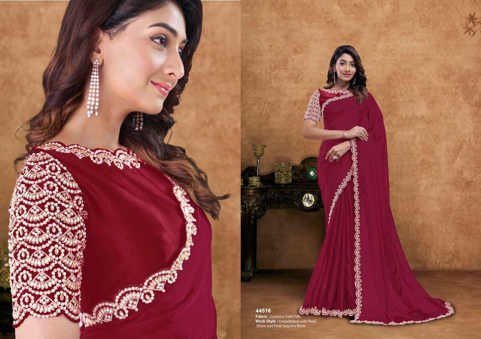 Satin Silk Saree