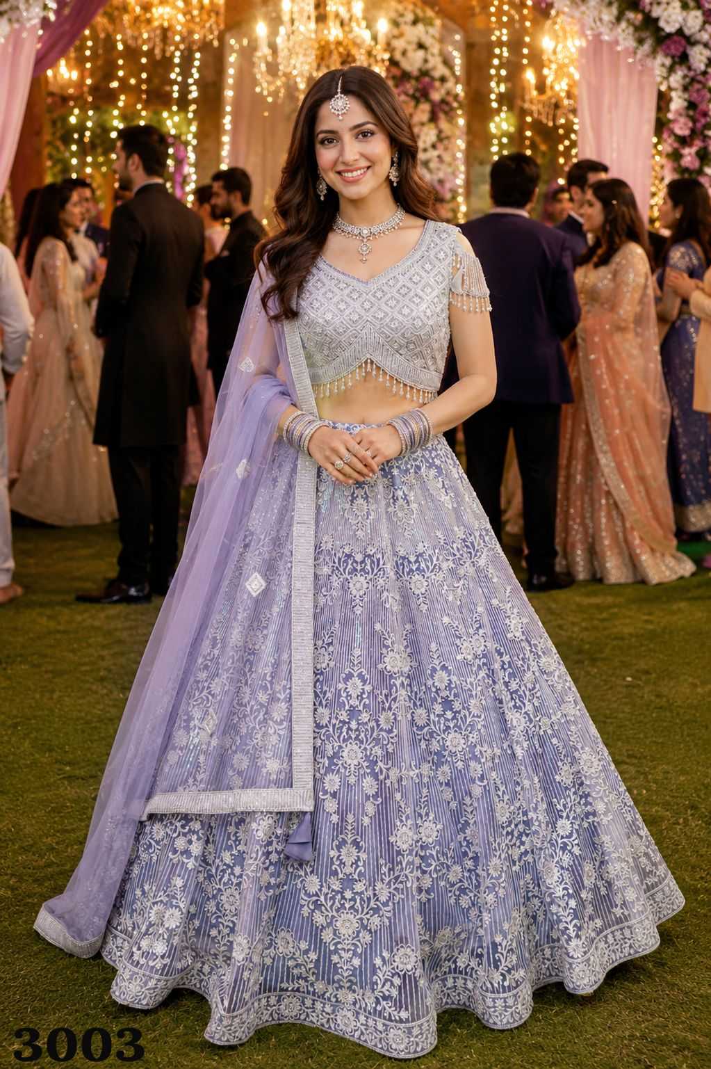 Net Designer Lehenga