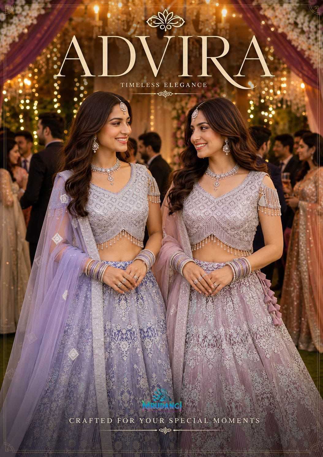 Net Designer Lehenga