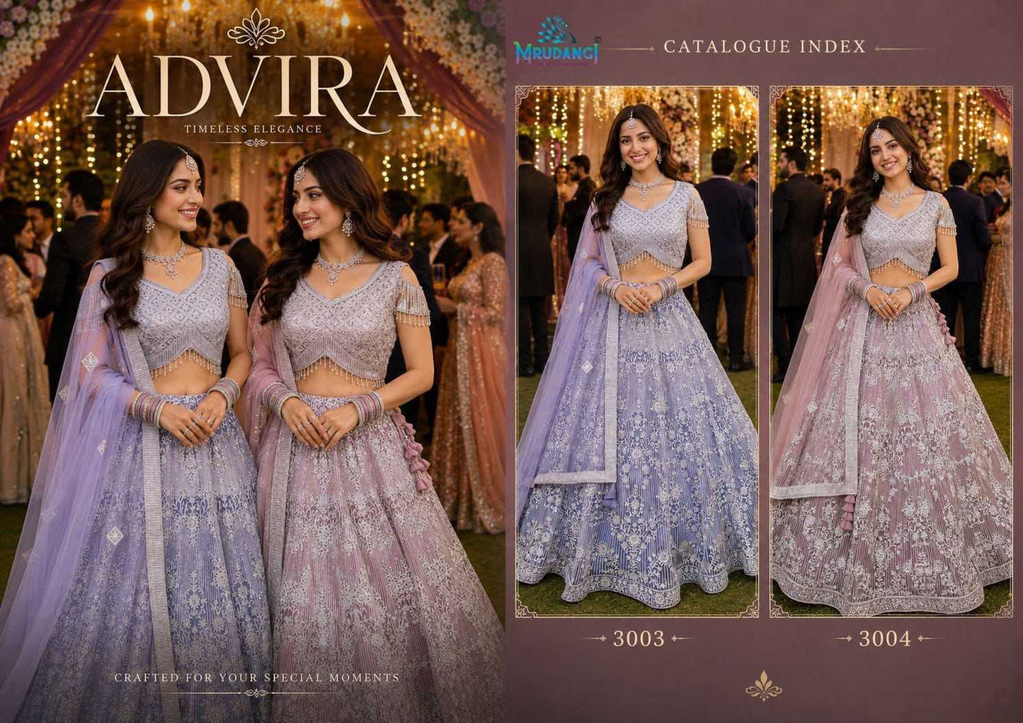 Net Designer Lehenga