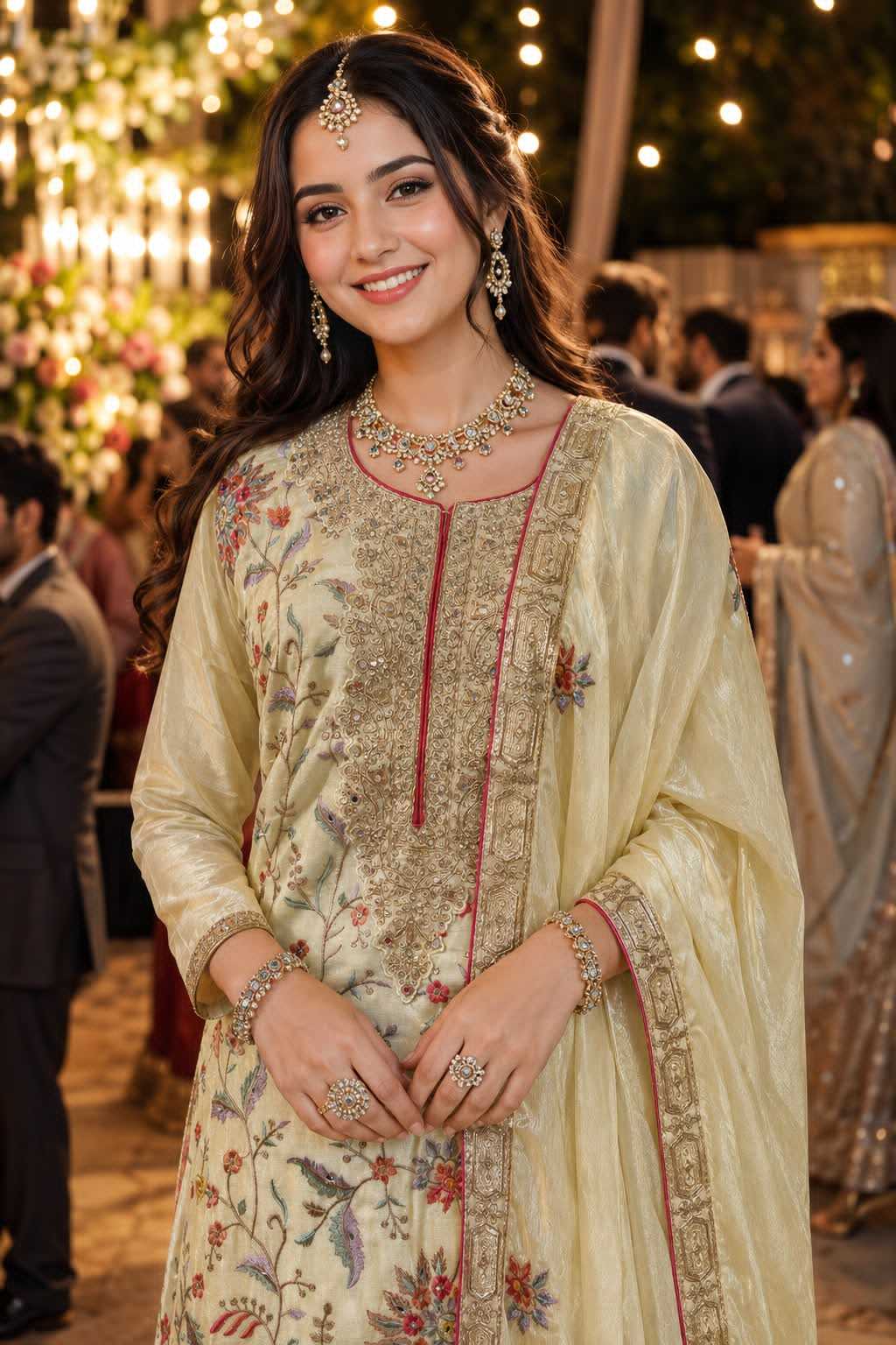 Chinon Embroidery Suit