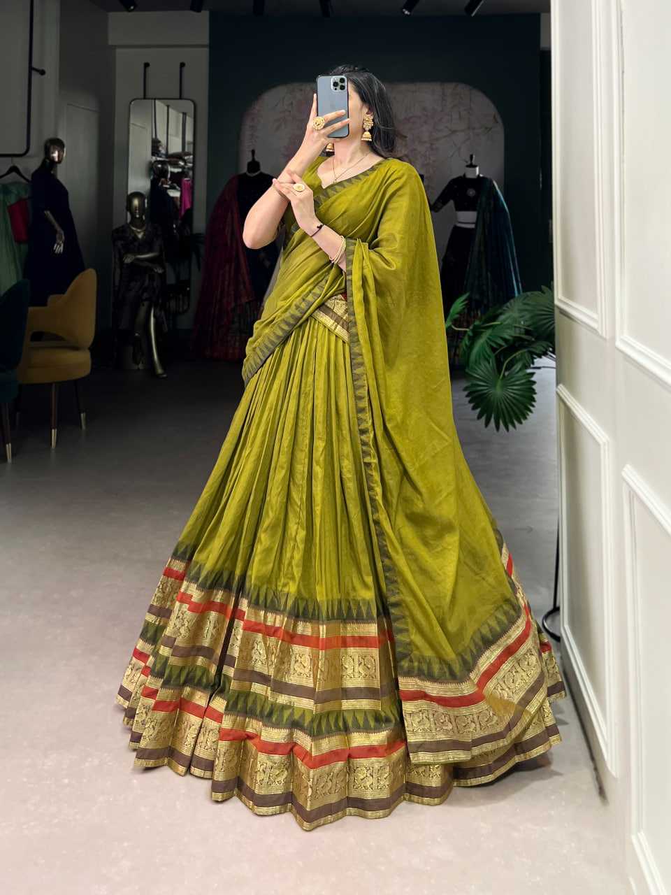 Zari Work Lehenga