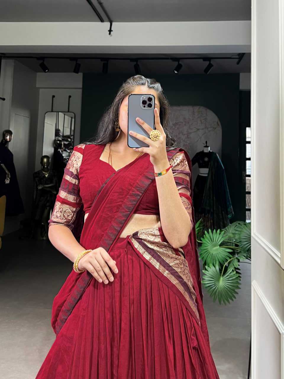 Zari Work Lehenga