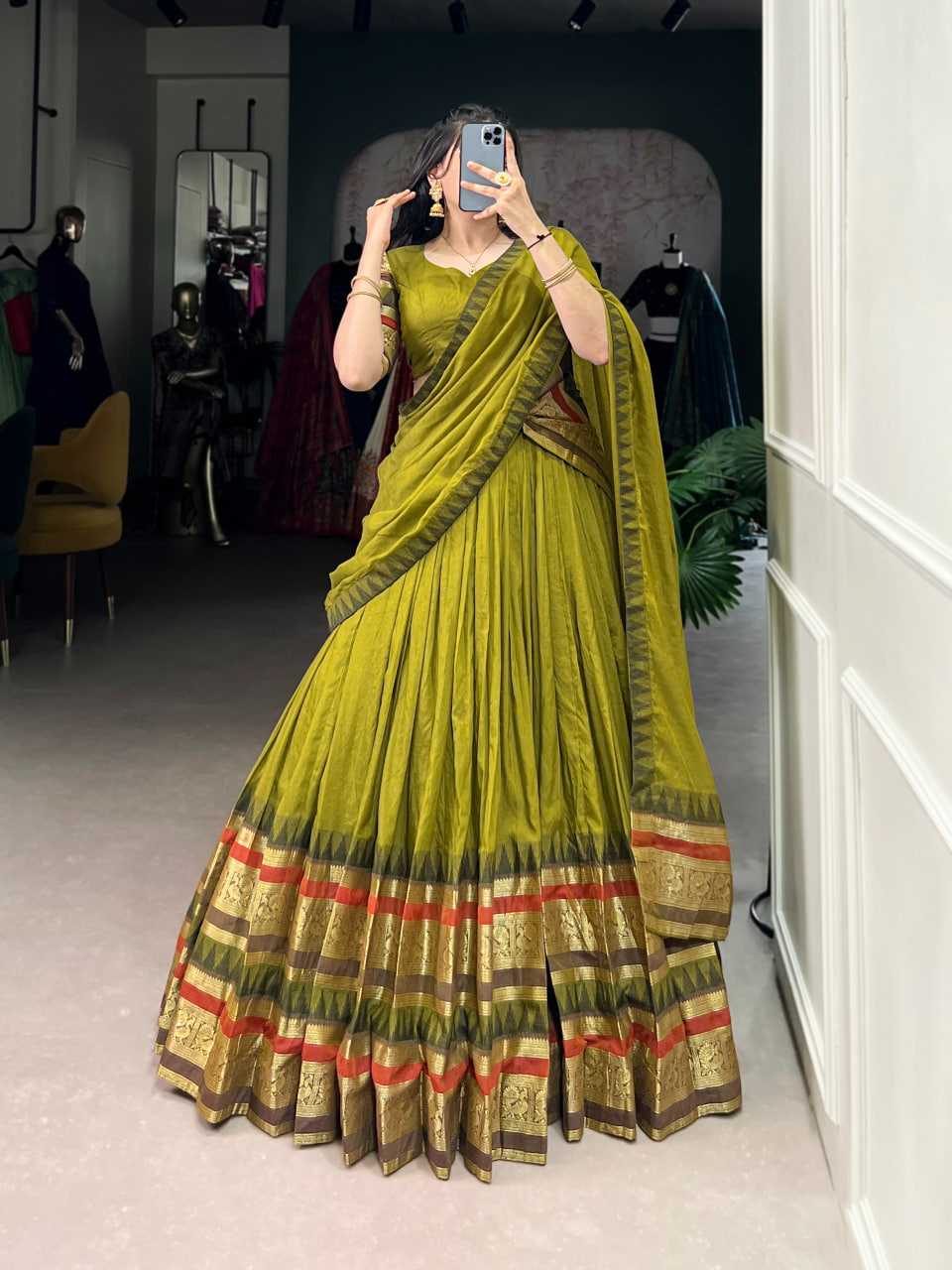 Zari Work Lehenga