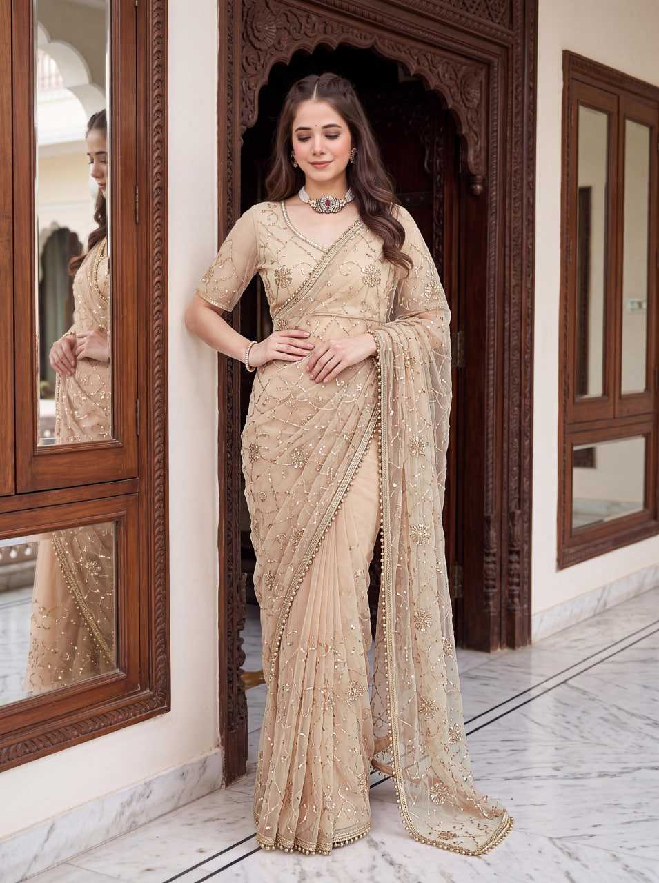 Net Saree