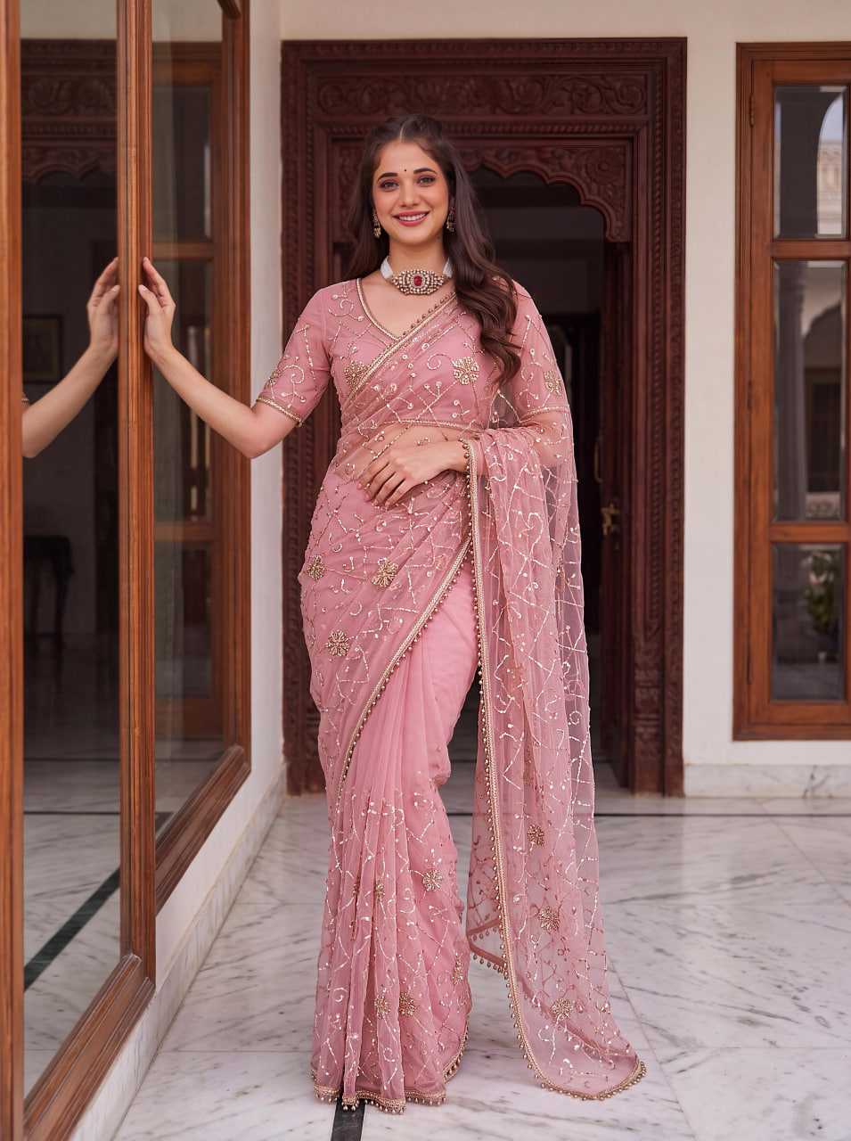 Net Saree