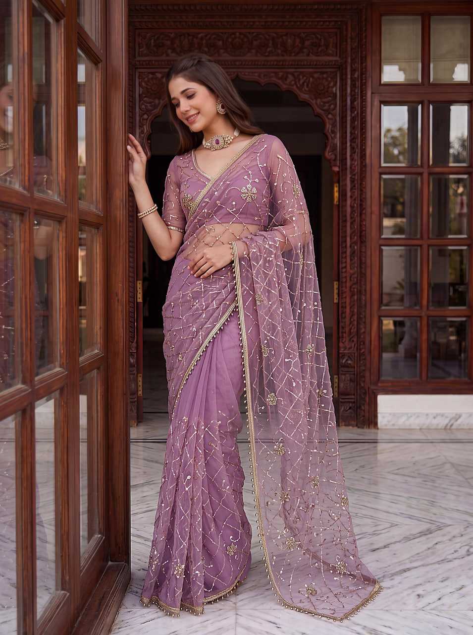 Net Saree