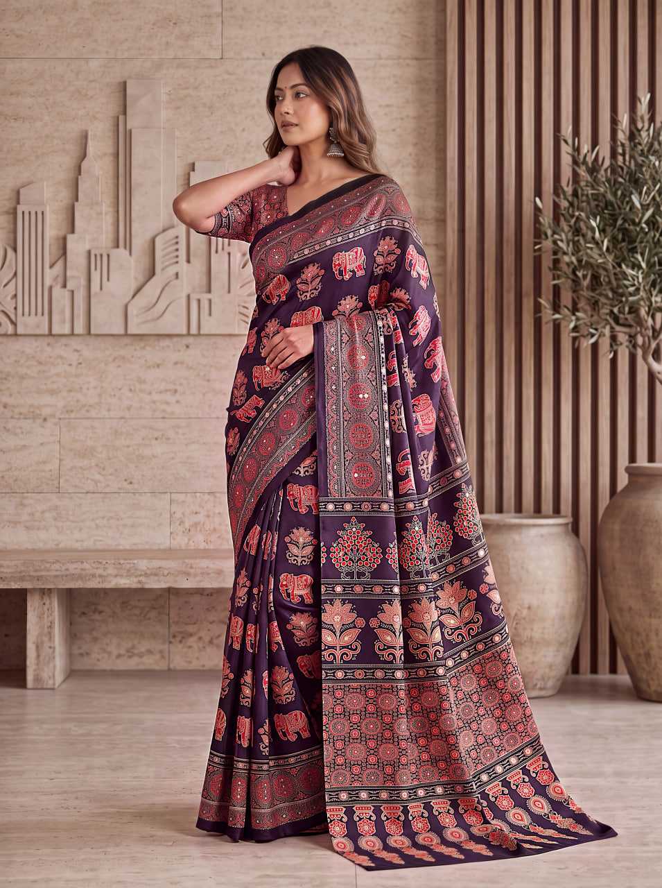 Printed Saree