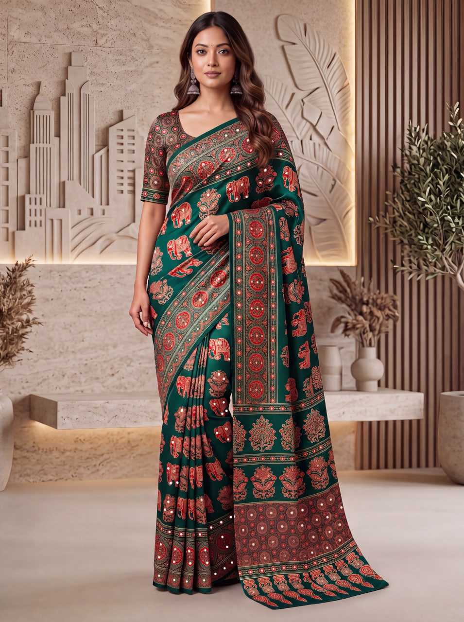 Printed Saree