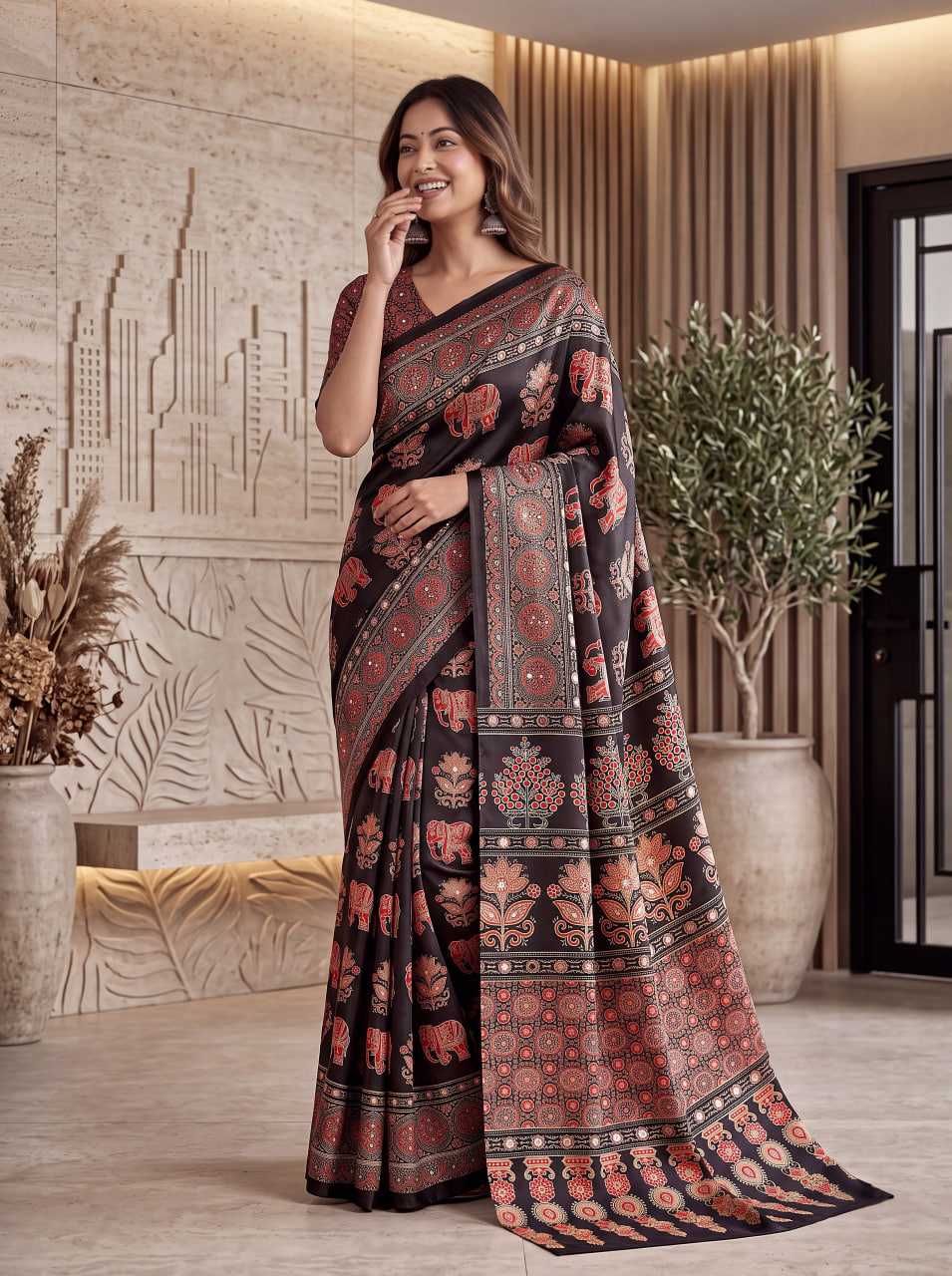 Printed Saree