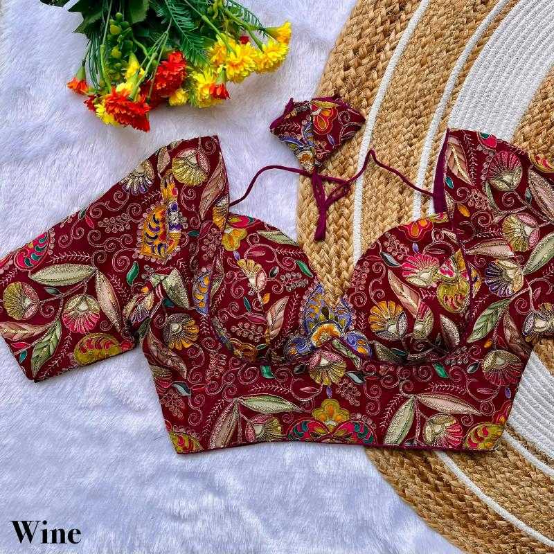 Pure Crepe Printed Blouse