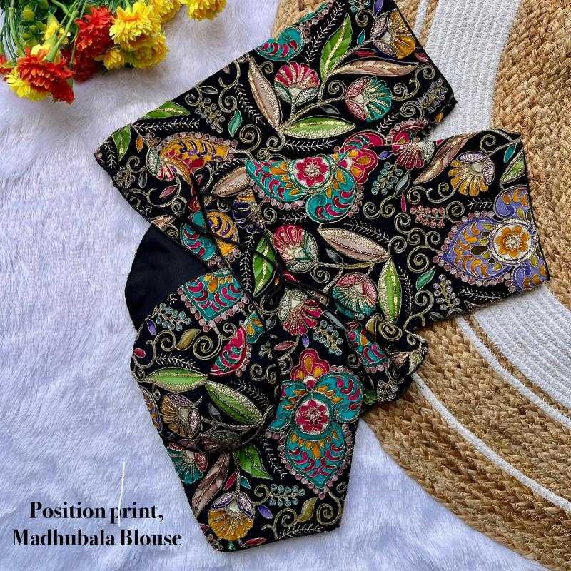 Pure Crepe Printed Blouse